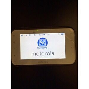 Motorola Digital Video Baby Monitor Parent Unit White Silver Handheld Display